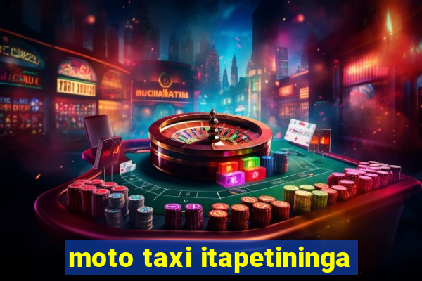 moto taxi itapetininga